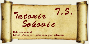 Tatomir Soković vizit kartica